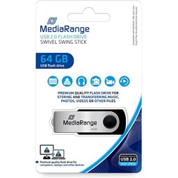 64GB MEDIA RANGE USB 2.0 FLASH DRIVE