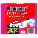 MEDIASTAR DVD+RW 4x SINGLE