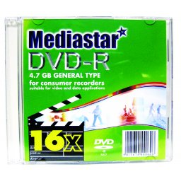 MEDIASTAR DVD-R 16x SINGLE