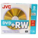 DVD+RW JVC 5 PACK PREMIUM