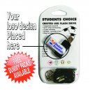 Crested Flash Drives in Retail Blister